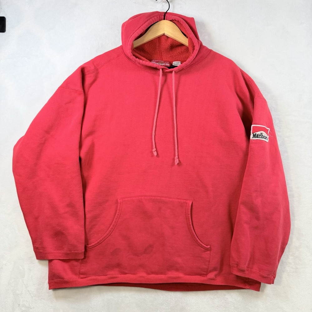 Vintage 90s Marlboro Country Store Faded Hoodie Mens 2XL Pullover Patch